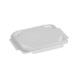 Couvercle 227x178x16mm bagasse pour arti 12897, 12895, 12896.